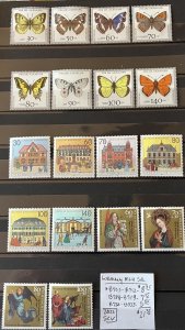 Germany MLH Semi-Postal Selection #B705//B723- SCV=$21.35
