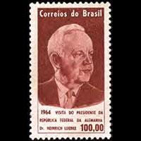 BRAZIL 1964 - Scott# 979 Germany Pres. Set of 1 NH