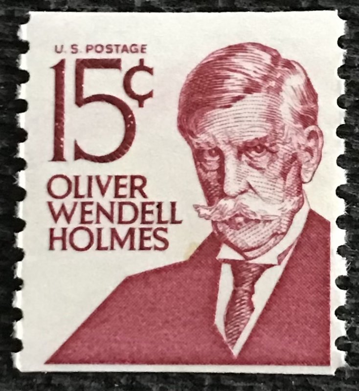 US MNH #1305e Coil Single Oliver Wendell Holmes SCV $.25