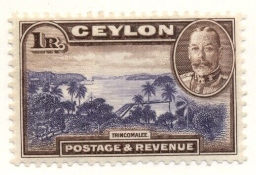 CEYLON #274, Mint Hinged, Scott $40.00