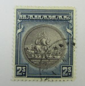 1943 Bahamas SC #90 SEAL OF COLONY used stamp