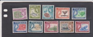 Pitcairn Islands Scott # 20-30 MNH Cat$ 52.30, 1957 QEII