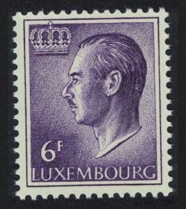 Luxembourg Grand Duke Jean 6f. lilac Normal paper 1965 MNH SG#765 MI#713x