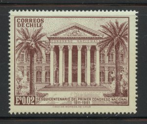 Chile Scott 339 MNHOG - 1961 Chamber of Deputies - SCV $0.65