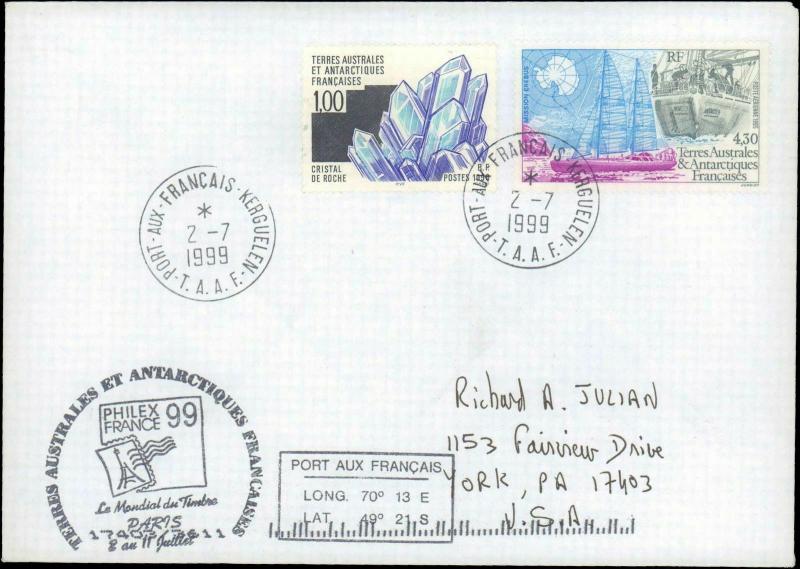 French Southern & Antarctic Territory #204, Antarctic Cachet and/or Cancel