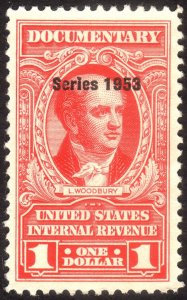 1953, US $1, Documentary, MNG, well centered, Sc R633
