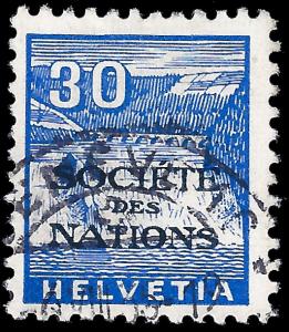 Switzerland 1934 Sc 2o46 League of Nations (SDN) grilled gum (copy 2)