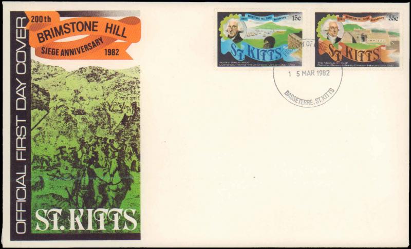 Saint Kitts, Worldwide First Day Cover