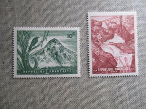 Rwanda, Scott# 182-183, MNH