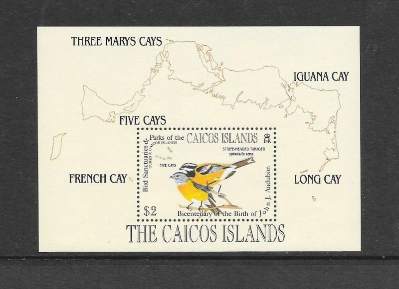 BIRDS - CAICOS #64  MNH