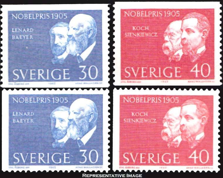 Sweden Scott 689-692 Mint never hinged.