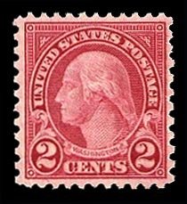 United States, 1910-30 #579 Cat$155, 1923 2c carmine, never hinged, with 2005...