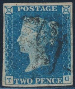 GB #2 VF-XF USED 4 LARGE MARGINS WITH LIGHT CANCEL HV7424