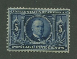 1904 United States Postage Stamp #326 Mint F/VF Regummed