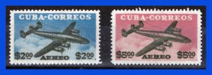 1955 - Cuba - Scott n C 120 / C 121 - MLH - Tipografiado y gravado - CU- 23