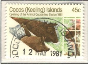 Cocos Islands Sc#66 Used