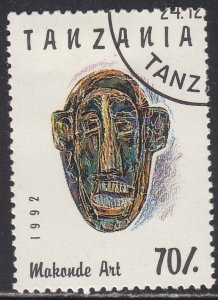 Tanzania 985D Makonde Face Art 1992