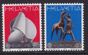 Switzerland 594-595 Europa MNH VF