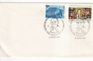 Argentina 1982 visita Juan Pablo II Villa Celina FDC Special cancel unaddressed