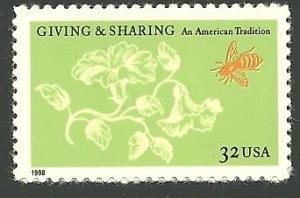 US Cat # 3243, Giving & Sharing, MNH