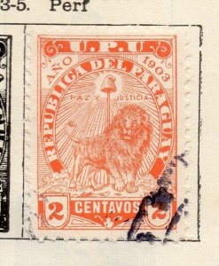 Paraguay 1903-05 Early Issue Fine Used 2c. NW-256025