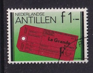 Netherlands Antilles #458a   cancelled 1980   Rowland Hill 1g  from sheet  green