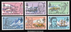 British Antarctic Territory Scott 76-81 Mint never hinged.