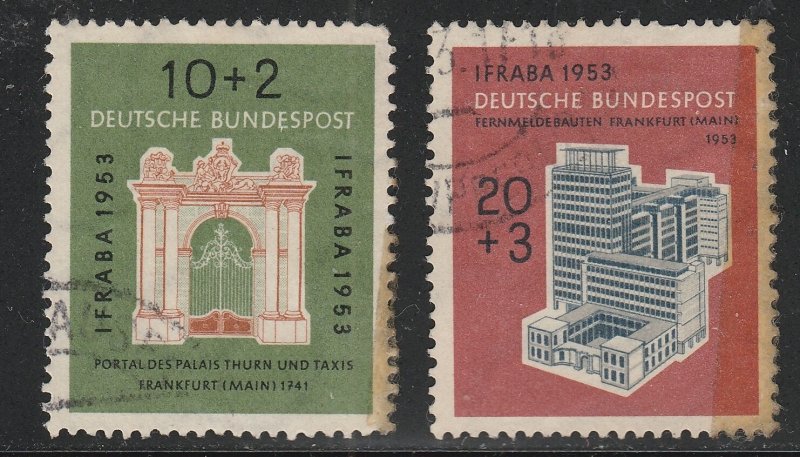 *KAPPYSSTAMPS KS3516 GERMANY SCOTT B332 B333 USED RETAIL $50