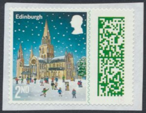 GB Charles III  bar coded Christmas 2024  Used  Edinburgh   see details  / sc...