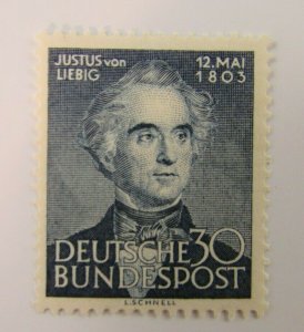 1953 Germany SC #695  JUSTUS von LIEBIG  MH stamp