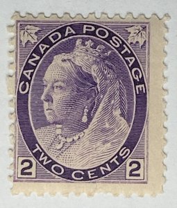 CANADA 1898 #76 Queen Victoria 'Numeral' Issue - MH (CV 50$ +)