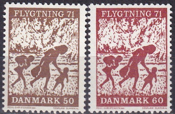 Denmark #479-80 F-VF Unused  (V4945)