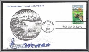 US #2066 Alaska Statehood FDC