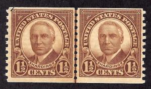 686 Mint,OG,NH... Line Pair... SCV $11.50