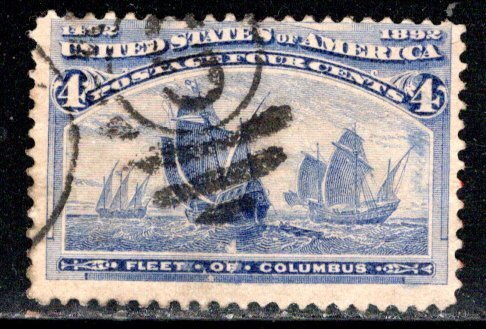 United States Scott # 233, used