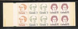 Canada BK Pane - Scott 586c, Prime Ministers, Queen