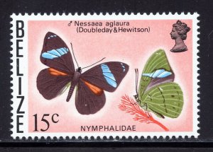 Belize 352b MLH, Butterfly Issue with (Wmk. 373) from 1977.