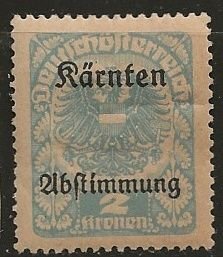 Carinthia Plebescite (Austria)  ^ - MH
