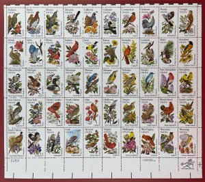 Scott 1953-2002 STATE BIRDS & FLOWERS Sheet of 50 US 20¢ Stamps MNH 1982