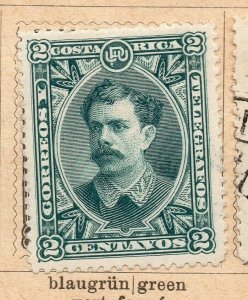 Costa Rica 1899 Early Issue Fine Mint Hinged 2c. NW-09188