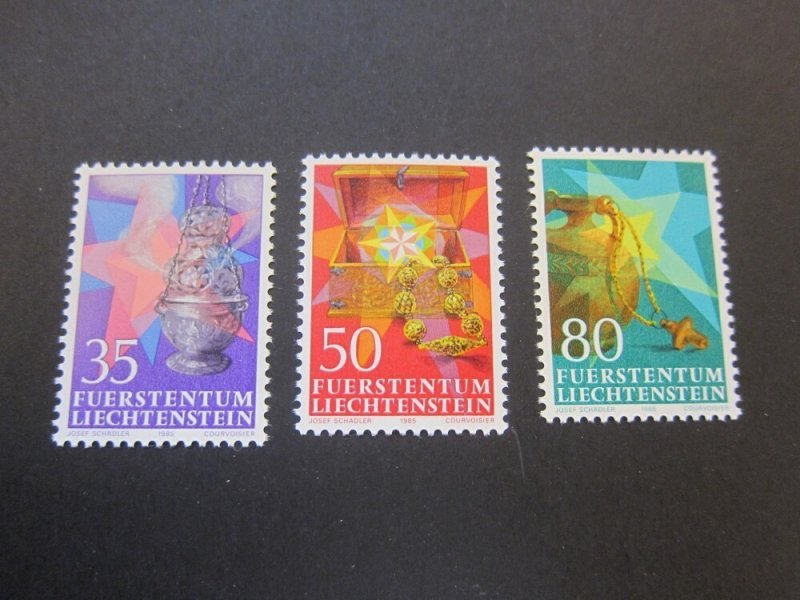 Liechtenstein 1985 Sc 820-22 set MNH