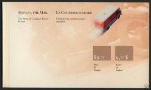 Canada 1273a-b,biv Booklet MNH Mail Vans