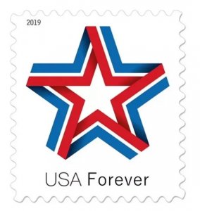 2019 Star Ribbon  forever stamps  5 Booklets 100pcs