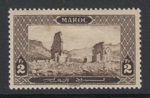 French Morocco, Scott 69 (Yvert 77), MHR