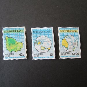 Norfolk Islands Sc 501-503 communication set MH