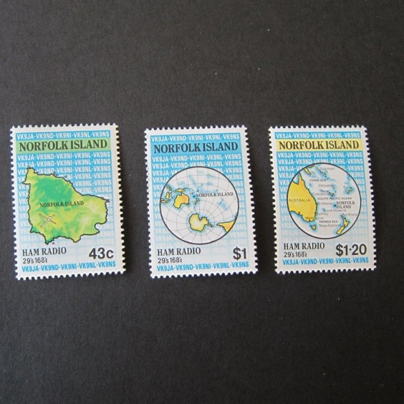 Norfolk Islands Sc 501-503 communication set MH