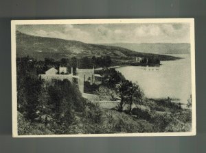 1948 Bethlehem Palestine Picture Postcard Cover Tabgha Beth Saida Sea of Galilee