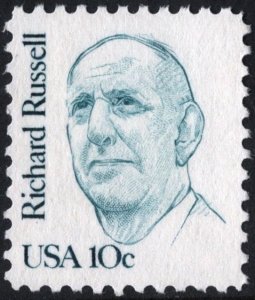 SC#1853 10¢ Great Americans: Richard Russell Single (1984) MNH