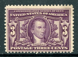 USA 1904 Louisiana Purchase 3¢ Purple Scott 325 MNH W181