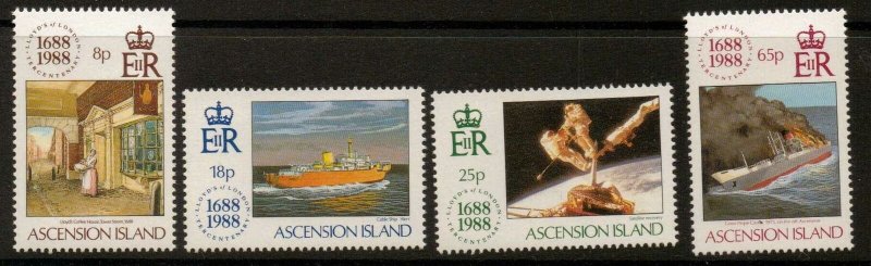 ASCENSION SG474/7 1988 LLOYDS OF LONDON  MNH 